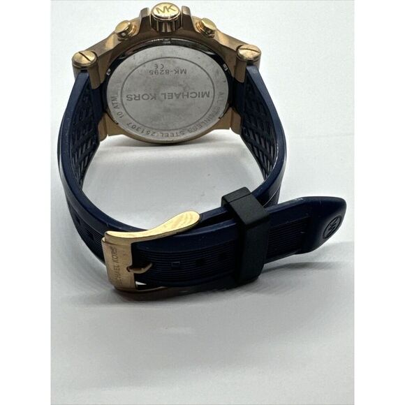 Michael Kors Dylan MK8295 Women's Blue Silicone Analog Dial Quartz Watch JNA680 - Picture 9 of 11